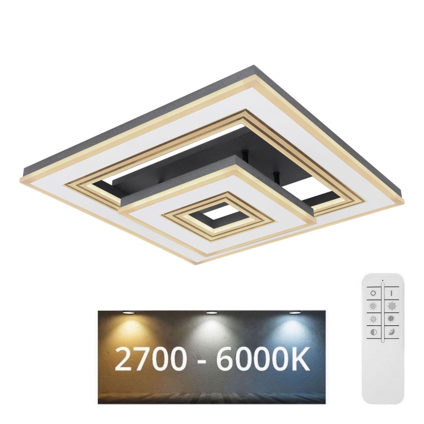 Globo - Dimbare LED plafondlamp LED/50W/230V 2700-6000K + afstandsbediening