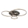 Globo - Dimbare LED plafondlamp LED/54W/230V 2700-6500K 90x70 cm antraciet/goud + afstandsbediening