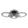 Globo - Dimbare LED Plafondlamp LED/60W/230V 2700-6000K 56x78 cm antraciet + afstandsbediening