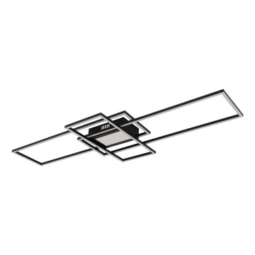 Globo - Dimbare LED-plafondlamp LED/60W/230V 2700-6500K 42x110,8 cm zwart + afstandsbediening