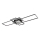 Globo - Dimbare LED-plafondlamp LED/60W/230V 2700-6500K 42x110,8 cm zwart + afstandsbediening