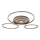 Globo - dimbare LED-plafondlamp LED/60W/230V 2700-6500K 80,8x99,2 cm messing + afstandsbediening