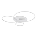 Globo - dimbare LED-plafondlamp LED/70W/230V 2700-6500K 105x26,5 cm zilverkleurig + afstandsbediening