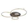 Globo - Dimbare LED plafondlamp LED/70W/230V 2700-6500K goud + afstandsbediening