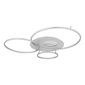 Globo - Dimbare LED plafondlamp LED/70W/230V 2700-6500K mat chroom + afstandsbediening