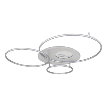 Globo - Dimbare LED plafondlamp LED/70W/230V 2700-6500K mat chroom + afstandsbediening