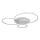 Globo - Dimbare LED plafondlamp LED/70W/230V 2700-6500K mat chroom + afstandsbediening