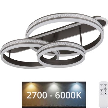 Globo - Dimbare LED plafondlamp LED/75W/230V 2700K-6000K + afstandsbediening