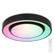 Globo - Dimbare LED RGB Plafond Lamp LED/24W/230V + AB