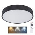 Globo - Dimbare LED RGB Plafond Lamp LED/24W/230V + AB