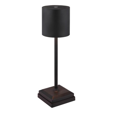 Globo - dimbare LED-tafellamp met touchbediening, oplaadbaar, LED/1,5W/5V 2200 mAh, zwart