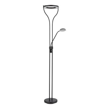 Globo - Dimbare LED-vloerlamp LED/20W/230V + LED/4W 3000K zwart