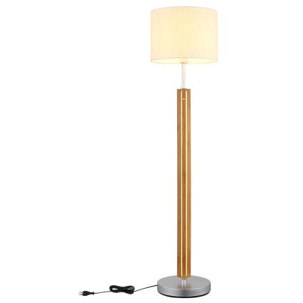 Globo - Dimbare LED-vloerlamp LED/21W/230V + 1xE27/25W