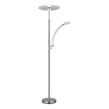Globo - dimbare LED-vloerlamp LED/40W/230V + LED/5,5W 2700/4000/6000K mat chroom