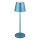 Globo - Dimbare oplaadbare buitentafellamp met aanraakbediening 3-in-1 LED/3W/5V 3000/4000/5000K IP54 1800 mAh blauw