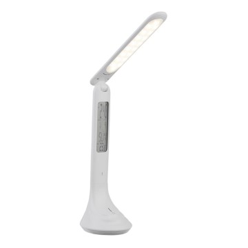 Globo - Dimbare oplaadbare bureaulamp met LED-display, 4W/230V, 2200 mAh, wit