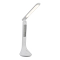 Globo - Dimbare oplaadbare LED bureaulamp met display LED/4W/230V 2200 mAh wit