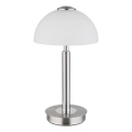 Globo - Dimbare tafellamp met touchbediening LED/7W/230V 3000K mat chroom