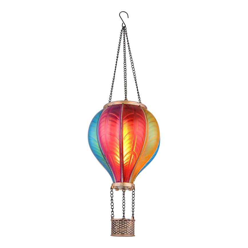 Globo - Hanger zonnedecoratie 20xLED/0,5W/3V IP44 Vliegende ballon