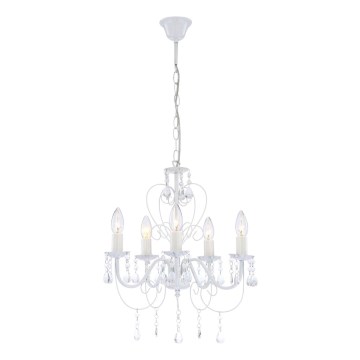 Globo - Hanglamp aan een ketting 5xE14/40W/230V