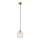 Globo - Hanglamp aan een koord 1xE14/40W/230V diameter 16 cm messing