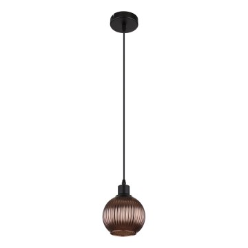 Globo - Hanglamp aan een koord 1xE27/25W/230V diameter 15 cm koper