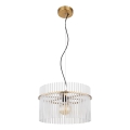 Globo - Hanglamp aan een koord 1xE27/60W/230V diameter 40 cm goud