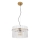 Globo - Hanglamp aan een koord 1xE27/60W/230V diameter 40 cm goud