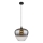 Globo - Hanglamp aan een koord 1xE27/60W/230V diameter 40 cm zwart