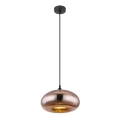 Globo - Hanglamp aan een koord 1xE27/60W/230V koper