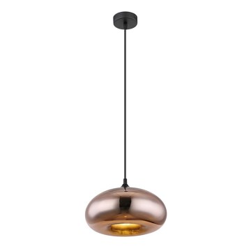Globo - Hanglamp aan een koord 1xE27/60W/230V koper