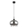 Globo - Hanglamp aan een koord 1xE27/9W/230V diameter 28 cm zwart