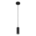 Globo - Hanglamp aan een koord 1xGU10/25W/230V zwart