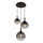 Globo - Hanglamp aan een koord 3xE27/10W/230V diameter 48 cm zwart