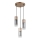 Globo - Hanglamp aan een koord 3xE27/25W/230V brons diameter 34 cm