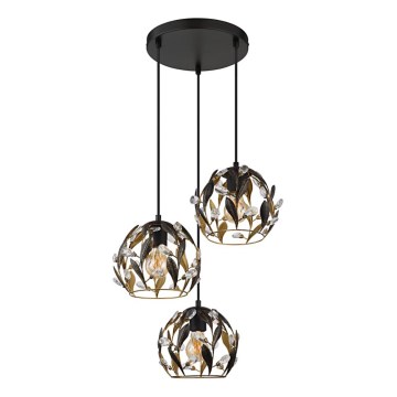 Globo - Hanglamp aan een koord 3xE27/40W/230V diameter 41 cm