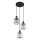 Globo - Hanglamp aan een koord 3xE27/60W/230V diameter 32 cm zwart