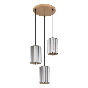 Globo - Hanglamp aan een koord 3xE27/60W/230V diameter 35 cm