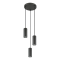 Globo - Hanglamp aan een koord 3xGU10/25W/230V zwart