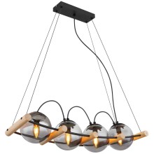 Globo - Hanglamp aan een koord 4xE27/15W/230V