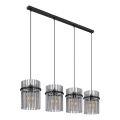 Globo - Hanglamp aan een koord 4xE27/60W/230V zwart