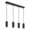 Globo - Hanglamp aan een koord 4xGU10/25W/230V zwart