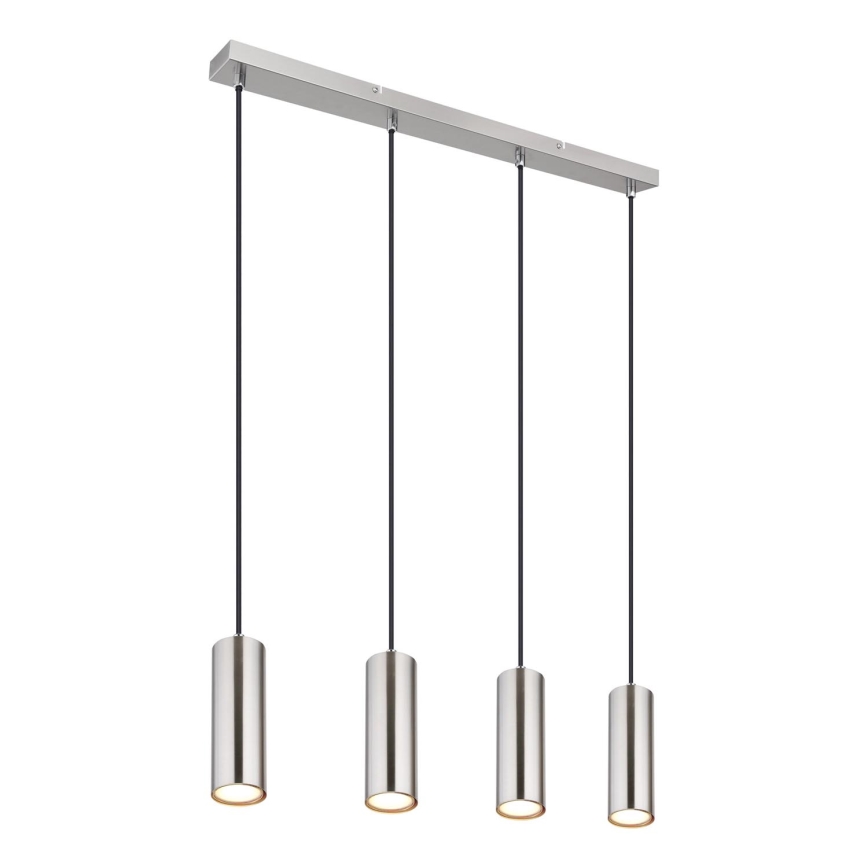 Globo - Hanglamp aan een koord 4xGU10/35W/230V mat chroom