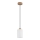 Globo - Hanglamp aan kabel 1xE27/60W/230V eik/wit
