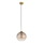 Globo - Hanglamp aan kabel 1xE27/60W/230V messing