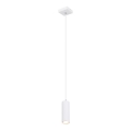 Globo - Hanglamp aan kabel 1xGU10/35W/230V wit