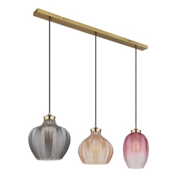 Globo - Hanglamp aan kabel 3xE27/60W/230V