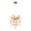 Globo - Hanglamp aan kabel 4xE14/40W/230V goudkleurig