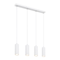 Globo - Hanglamp aan kabel 4xGU10/35W/230V wit