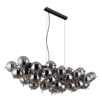Globo - Hanglamp aan kabel 6xE14/25W/230V zwart